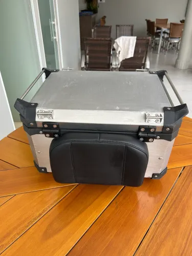 Baú top case 48 lts inox