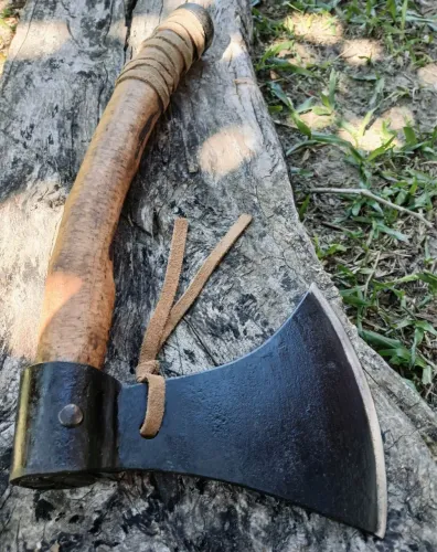 Machadinha Artesanal Campeira Aço Carbono Cabo Pitangueira