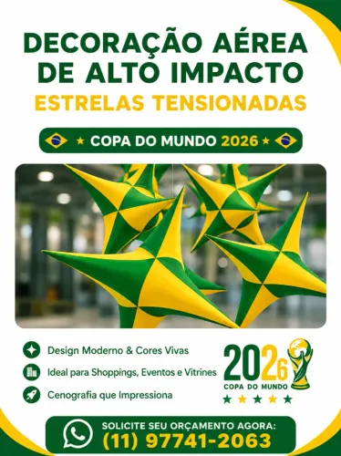 Estrela de Tecido Gigante