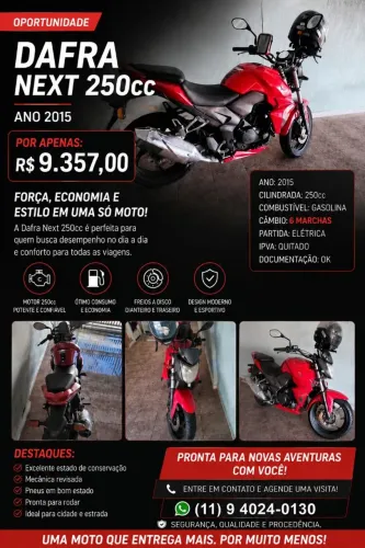 Dafra next 250cc