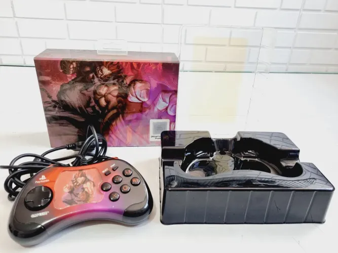 J02-Controle -Akuma- Sreet Fighter edição de Aniversário PS2