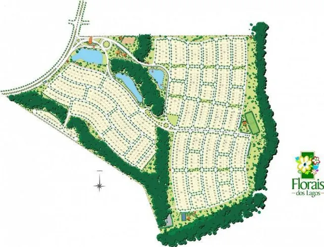 Condominio florais dos lagos terreno 701mts plano parte alta