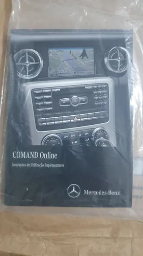 Mercedes suplemento manual comand on line novo original