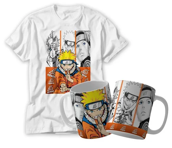 Kit caneca e camiseta 