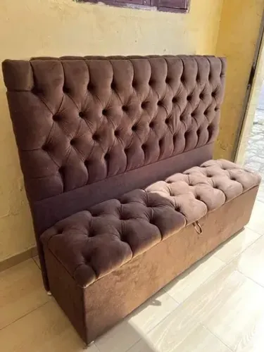 Conjunto cabeceira e o baú casal entrega grátis 