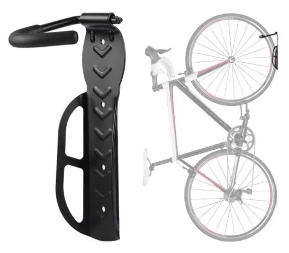 Suporte Vertical de Bike Para Pendurar na Parede com Gancho Aço Reforçado 9086