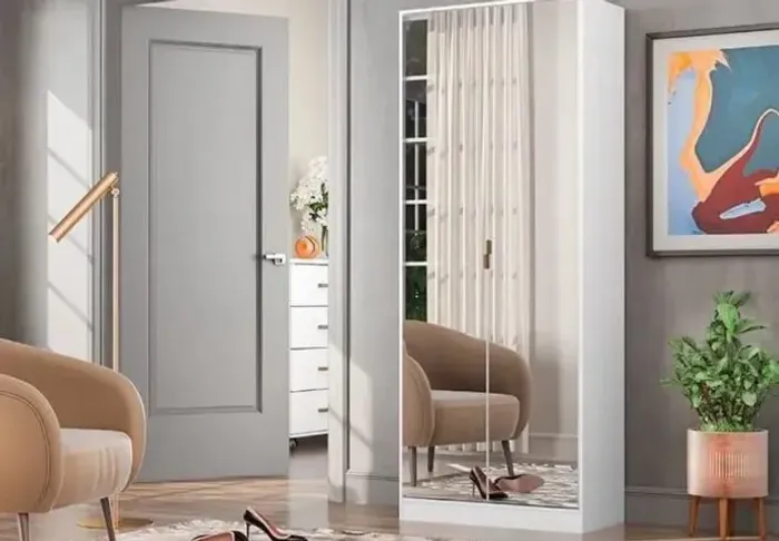 sapateira espelhada [grife]