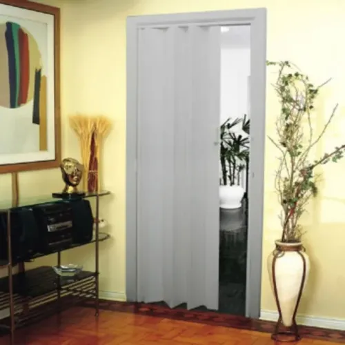Porta Sanfonada PVc 70cm Branca, Bege ou cinza