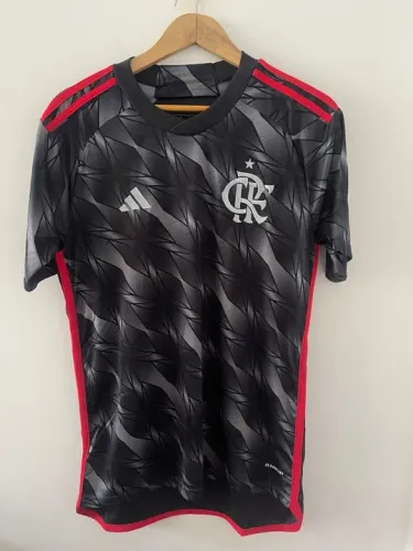 Camisa de Futebol Flamengo diamante terceiro uniforme