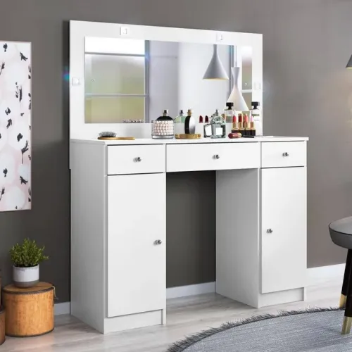 Penteadeira Camarim com espelho e Led