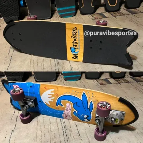 Skate Smoothstar Flying Fish Simulador Surf Carver Yow