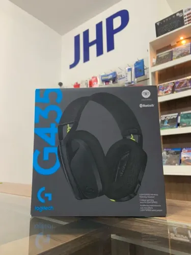 Headset Sem Fio Logitech G435 Preto Novo | Parcela Sem Juros | Loja Física Curitiba 