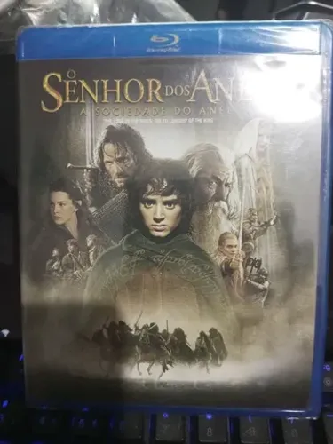 Blu Ray senhor dos anéis a sociedade do Anel lacrado 