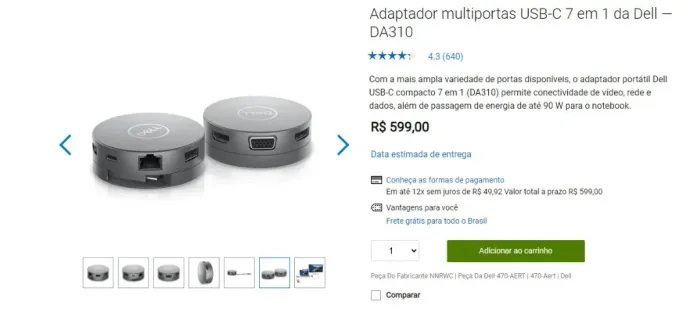 Multiplicador de Portas Dell