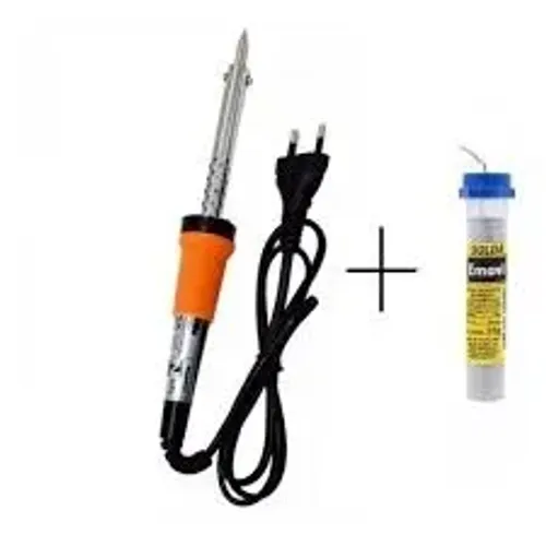Ferro de solda 60w + estanho /entrega grátis jp