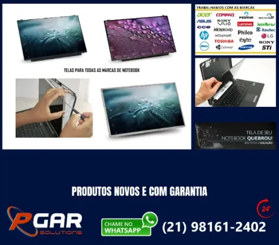 Tela para Notebook - Marca e Modelo - Recreio dos Bandeirantes - Barra da Tijuca