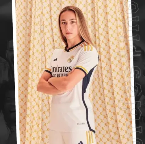 Camisa real Madrid feminina