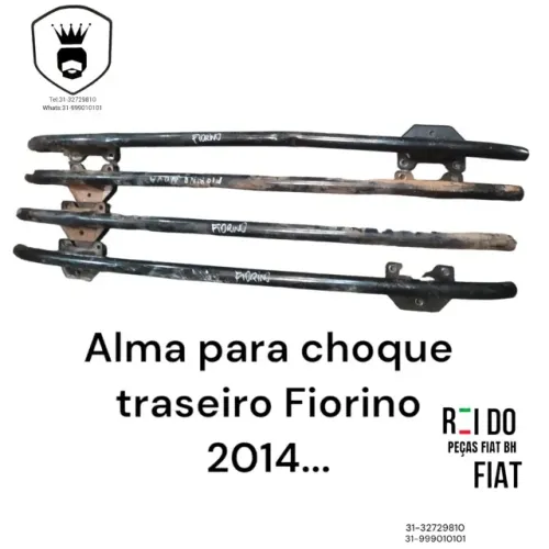 Alma do para-choque traseiro Fiorino 2014...