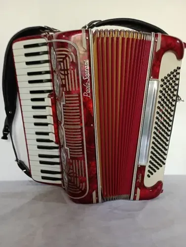 Acordeon Paolo Sopranl 120 Baixos Italiana