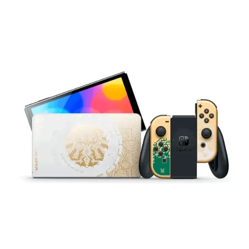Console Nintendo Switch Zelda Edition D3sbloque4do cartão 256 gb com jogos incluso