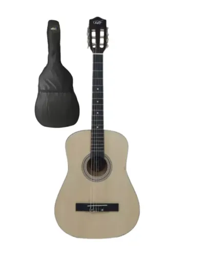 Kit Violão Nylon Acustico Mxt 38c Nt Natural com Capa MXT