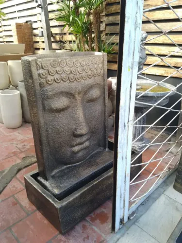 Fonte de água decorativa Buda