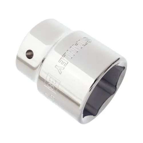 Soquete Sextavado 3/4'' 38mm Aço Cr-V Cromado Stanley 89-338