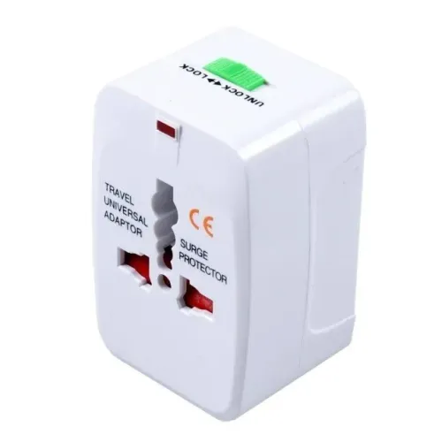 Adaptador Universal de Viagem Internacional Européia Lelong Le1055 - Loja Coimbra Entrega