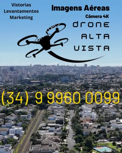 Vídeos e fotos aéreas (feitas por DRONE COM CÂMERA 4K)