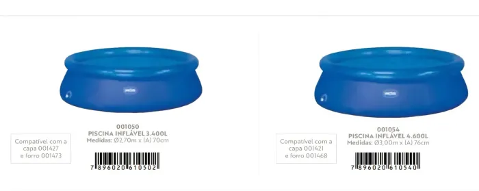 Piscina 3400 litros