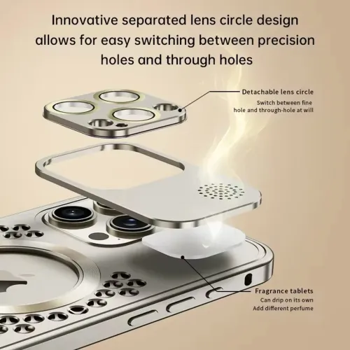 Case de alumínio luxo e proteção para iphone 13pro e 15 pro max