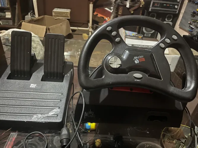 Volante Analógico com Pedal para Game
