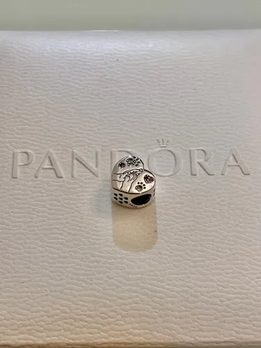 Berloque Pandora Coração Patinhas e Mãos