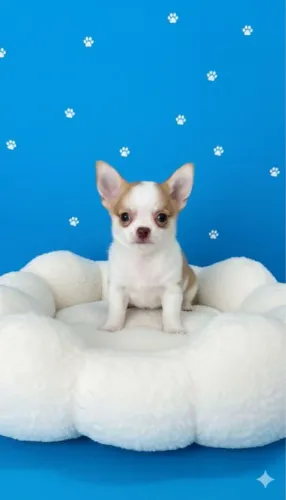 CHIHUAHUA Micro Dourado,Delicado, Carinhoso e de Porte Pequeno 