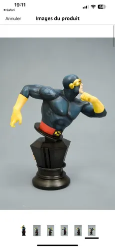 CYCLOPS FINE ART BUSTO X-MEN KOTOBUKIYA EDIÇÃO LIMITADA