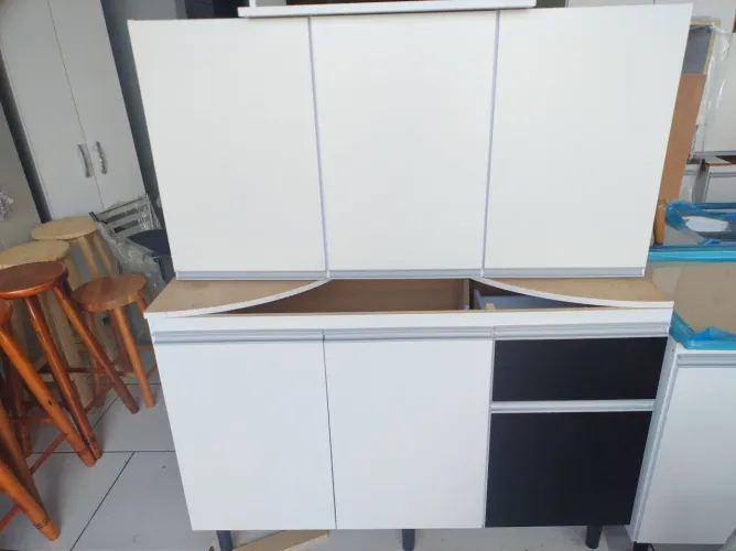 Balcão para pia + armário de parede novos 1,20 metros 