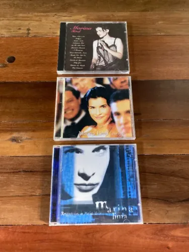 Marina Lima - Lote c/ 3 CDS
