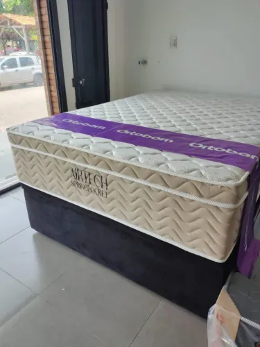 CAMA CASAL ORTOBOM COM 75 CENTÍMETROS DE ALTURA