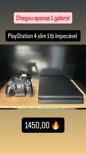 PlayStation 4 slim 1tb com garantia