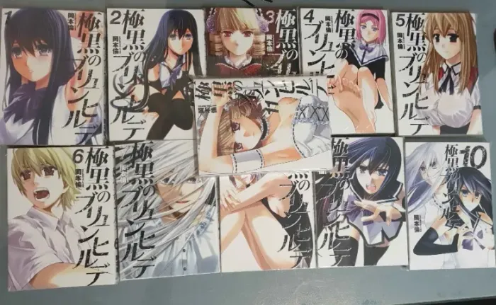 Gokukoku no Brynhildr vol 1 ao 11 mangá em JAPONES