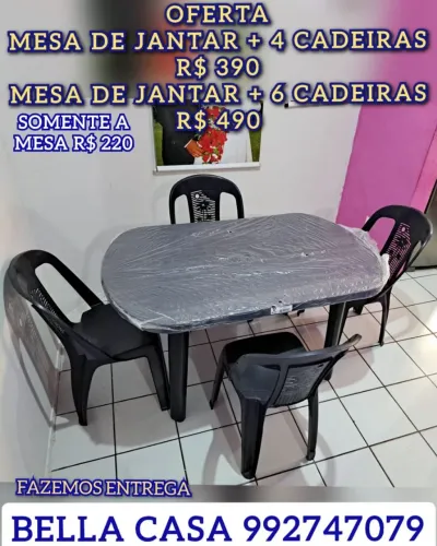 MESA JANTAR SANDIEGO GZZS ENTREGO HOJE 