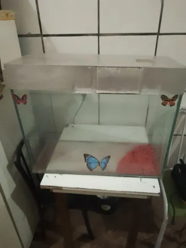 Aquário decorativo 120 litros