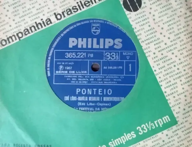 Disco de 1967 do 3º Festival da Música Brasileira - Raridade