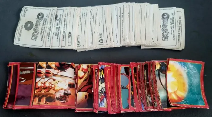 Lote - 250 Figurinhas - Thundercats 2012 - Online Ed - Nunca Colada