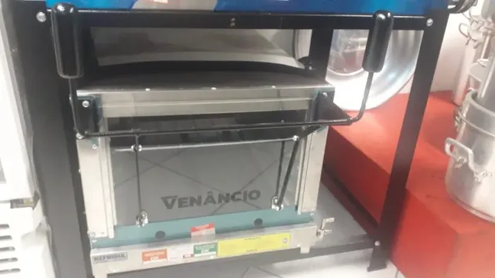 Forno de Lastro a gás 80cm inox Venancio - Sadi