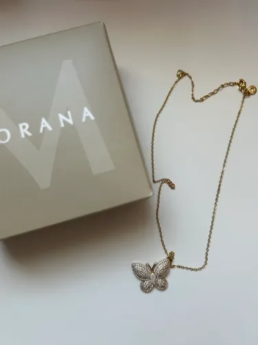 Colar borboleta morana
