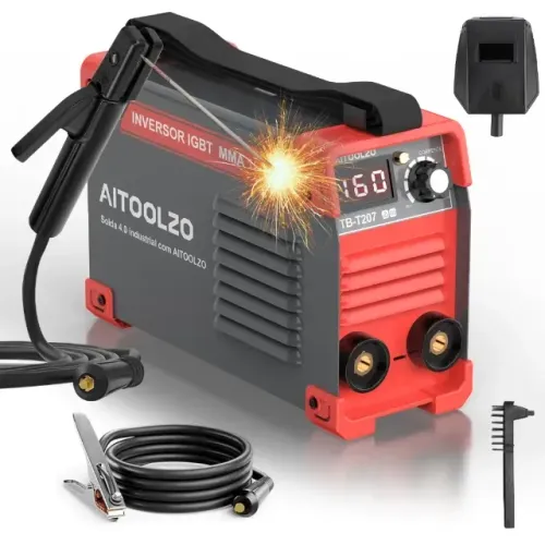 Máquina Solda Inversora Portatil 160A Mini Mma/Tig Aitoolzo