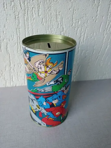 Lata Cofre Liga da Justiça-Dc Comics 20 cm