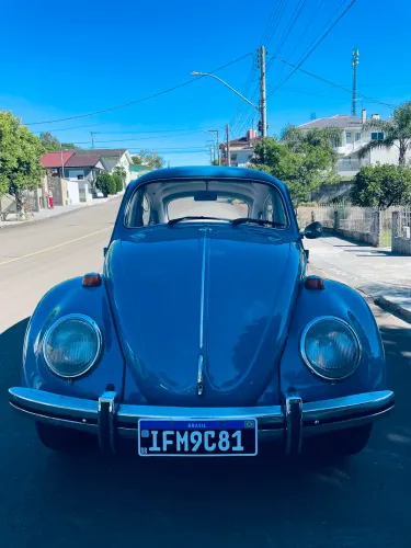Fusca 1.500 placa preta impecável 
