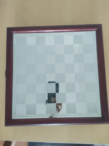 Jogo de xadrez de cristal 32 peças!